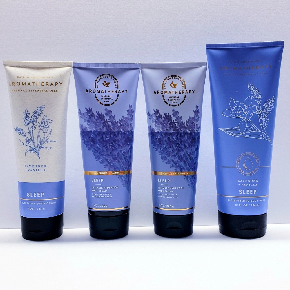 Bath & Body Works LAVENDER VANILLA Ultimate Hydration Body Cream and Body Wash